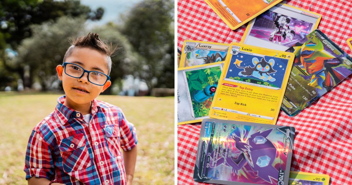 (L) Portrait of a child boy with Down syndrome outdoors; (R) Selling Pokémon cards at Kingsday in Amsterdam, The Netherlands. (Representative Image Source: Getty Images | Photo by (L) Frazao Studio Latino; (R) Robert Vt Hoenderdaal)