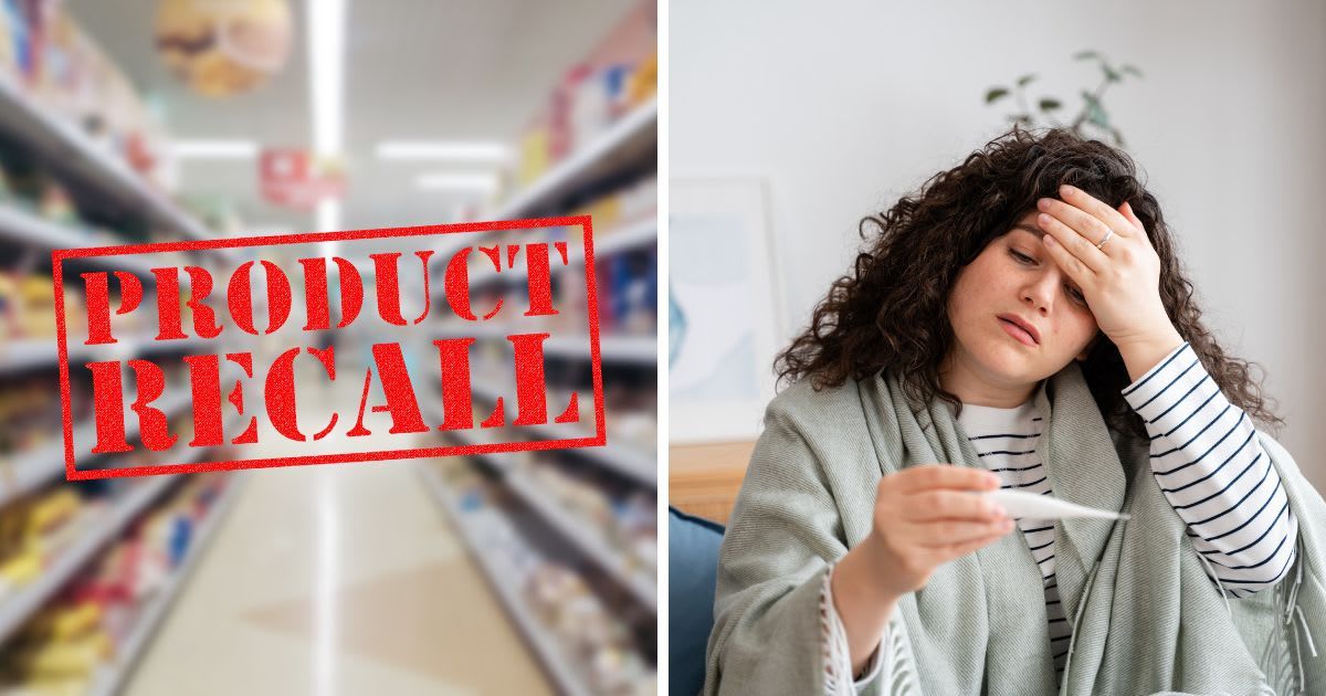 (L) Product Recalled, (R) Unwell woman checking temperature at home. (Representative Cover Image Source: Getty Images | (L)bymuratdeniz, (R) PixelVista)