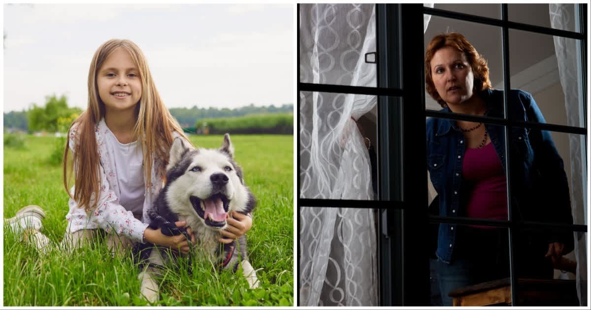 (L ) A little girl with a husky; (R) A woman looking out from behind a window (Representative Cover Source: Getty Images | Photo by (L) Lacheev ; (R) ImageegamI)