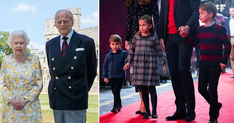 Prince William & Kate Middleton's Kids 'Surprised' Queen Elizabeth & Prince Philip 'With Personalized Easter Eggs, Which They Made & Decorated Themsel