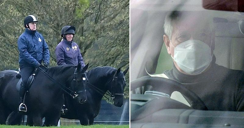 Hiding Out? Prince Andrew Spends Time Riding Horses In Great Windsor Park — See Photos