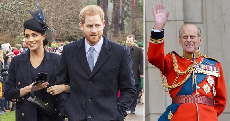 Will Prince Harry & Meghan Markle Attend Prince Philip's Funeral In The U.K.? He 'Was Extremely Close To His Grandfather,' Insider Says