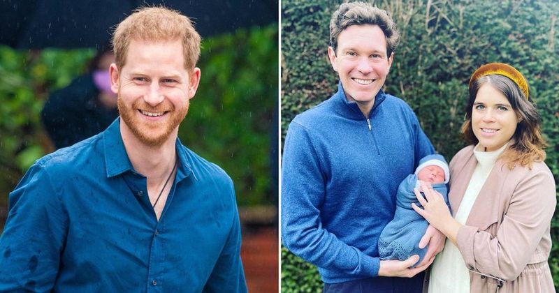 Cousin Love! Prince Harry Met Princess Eugenie's Newborn Son August During U.K. Reunion