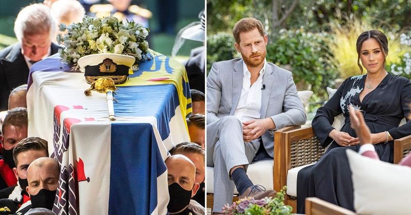 Prince Philip's Funeral Watched By 13.6 Million People While Meghan Markle & Prince Harry's Tell-All Brought In 13.1 Million Viewers