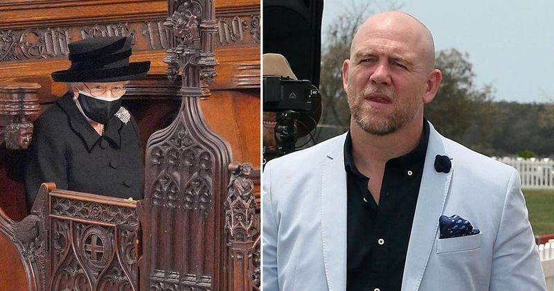 Mike Tindall Admits It Was 'Tough' To See 'Brave' Queen Elizabeth Sit By Herself At Prince Philip's Funeral