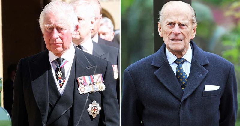 Prince Charles Shares Throwback Photo With Father Prince Philip To Thank Fans For Their Support After Duke's Death
