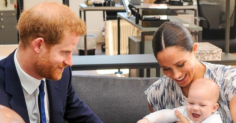 Meghan Markle & Prince Harry's Son Archie 'Absolutely Adores His Little Sister & Gives Her Lots Of Kisses,' Insider Notes