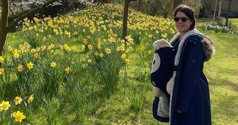 Princess Eugenie Enjoys The Great Outdoors With Son August — See The Cute Photo!