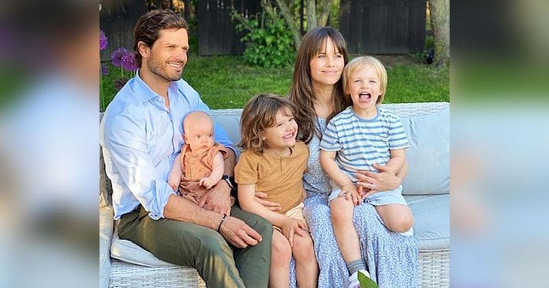 Princess Sofia & Prince Carl Philip Of Sweden Post Adorable Family Snapshot Since Welcoming Third Child — Photo