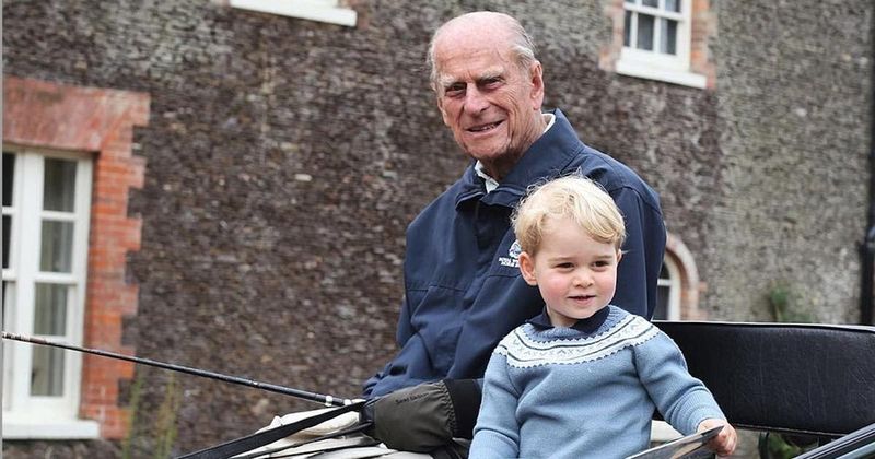Prince George Pays Tribute To Prince Philip As He Smiles While Sitting On A Land Rover In New Birthday Portrait 