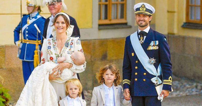 Prince Carl Philip & Princess Sofia's Youngest Son Prince Julian Of Sweden Is Too Cute In New Christening Portraits