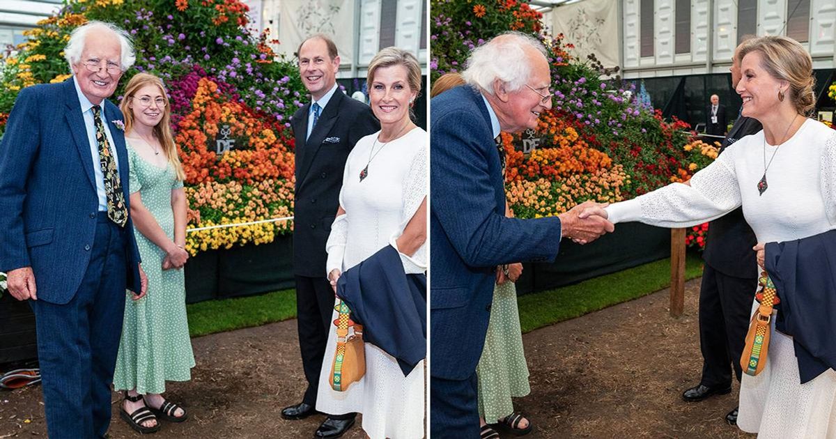 Prince Edward & Sophie, Countess Of Wessex Visit Garden & Mingle With Others At The Chelsea Flower Show — See Pics!