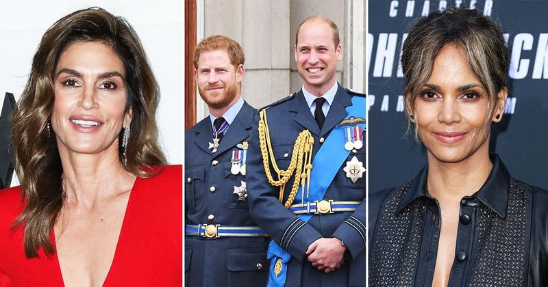 While At Boarding School, Prince William & Prince Harry Hung Up Posters Of Cindy Crawford And Halle Berry In Their Rooms