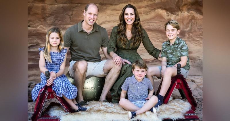 Kate Middleton, Prince William & Their 3 Kids Look Picture Perfect In New Christmas Photo