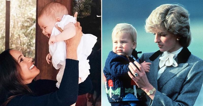 Meghan Markle's Body Language With Daughter Lilibet In Christmas Card Is 'An Almost Direct & Perfect Copy Of A Pose Adopted By Diana,' Body Language E