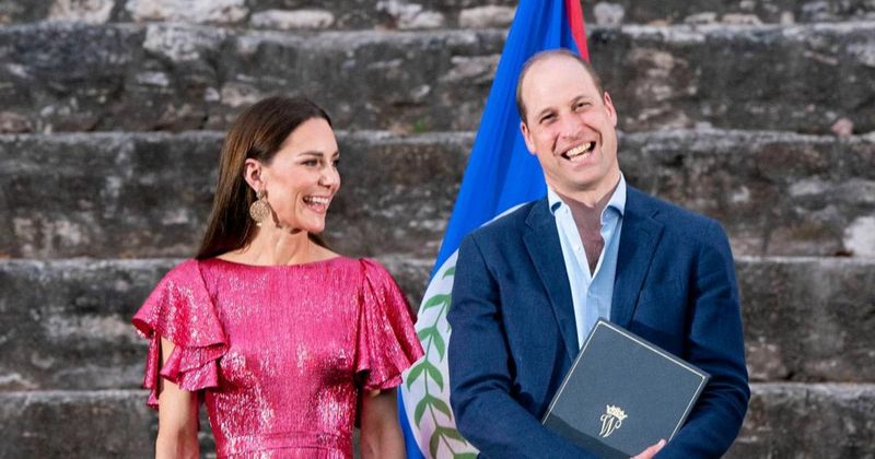 Kate Middleton & Prince William Show Never-Before-Seen Footage Of Them Snorkeling With Sharks During Caribbean Tour 