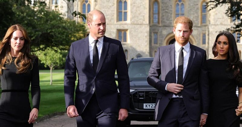 Meghan Markle & Prince Harry's Reunion With Kate Middleton & Prince William Was 'Awkward,' Source Reveals