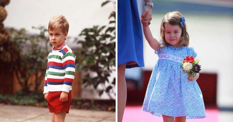 Prince William Mistakes His Childhood Photo for Princess Charlotte: Watch