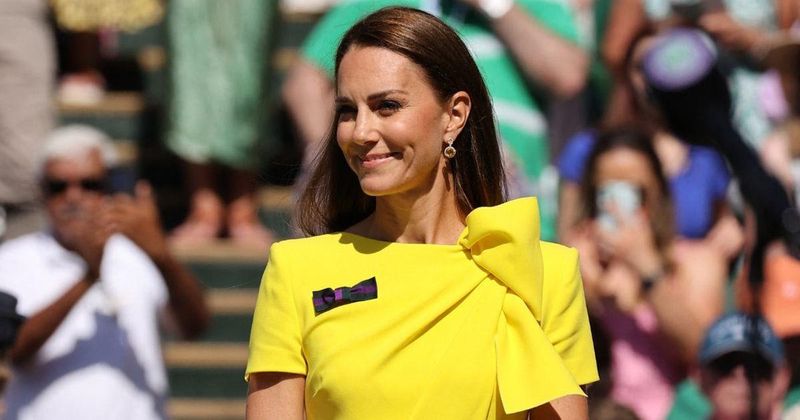 Kate Middleton Blows a Kiss to a Mystery Recipient at Wimbledon