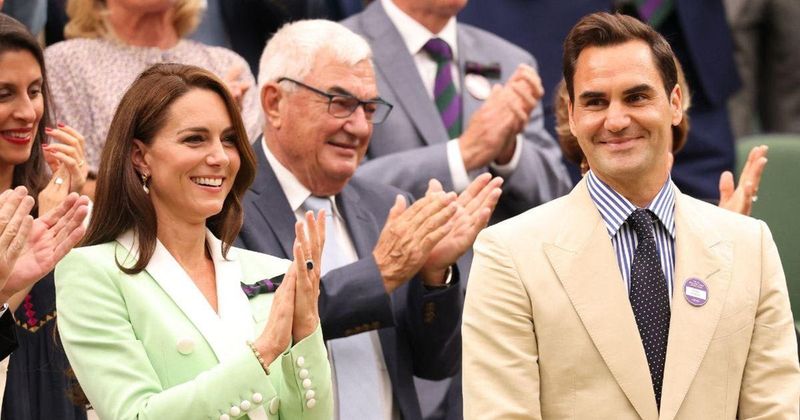 Roger Federer Says He Had 'Fun' Sitting With Kate Middleton at Wimbledon But Was 'Careful' Not to Break Protocol
