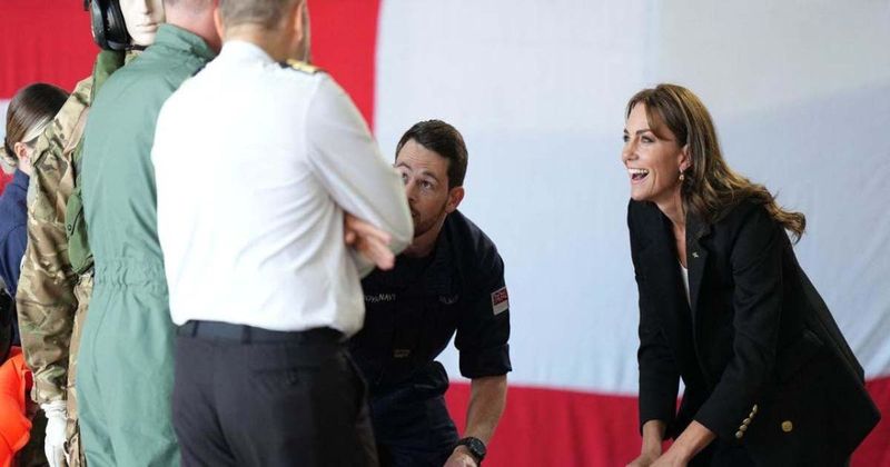 Kate Middleton Makes Her First Royal Outing Since Taking Prince Andrew's Honorary Military Title: Photos