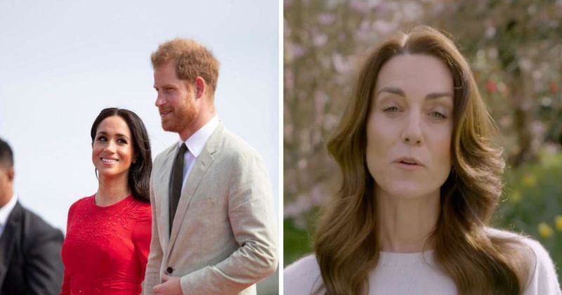 Prince Harry and Meghan Markle Finding Out About Kate Middleton's Cancer Diagnosis at the Same Time as the Public Is 'Emblematic of Their Status'
