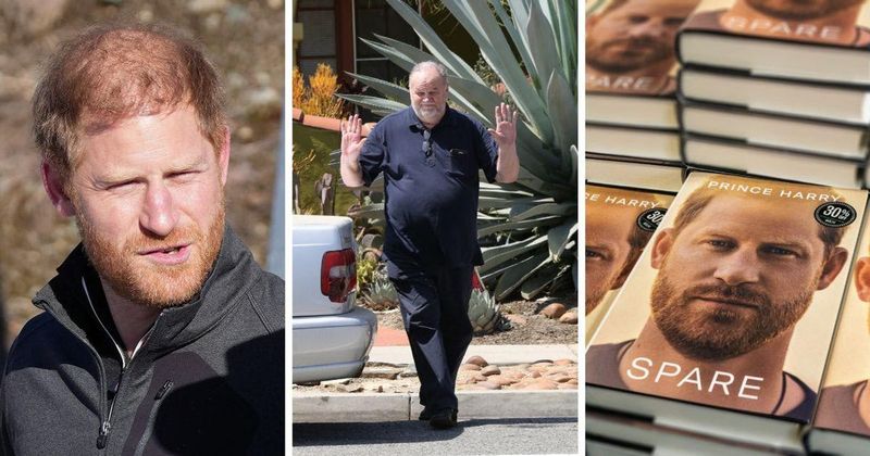 Thomas Markle to Get 'Spare' Treatment: Prince Harry 'May Explain' Duo's Estrangement With Meghan's Dad in Bestseller Sequel 