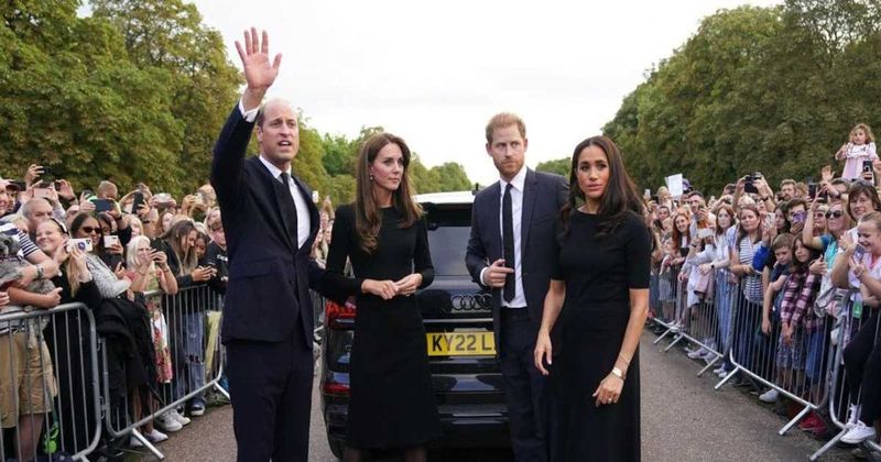Prince William and Kate Middleton Extended an Olive Branch to Prince Harry and Meghan Markle at Queen Elizabeth's Funeral  