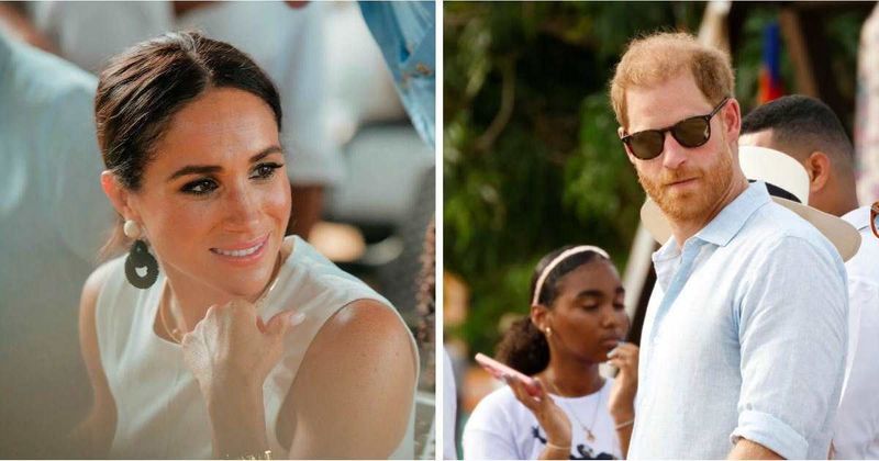 Meghan Markle Takes the Lead on Colombia Trip: Prince Harry's 'Puzzled' Expressions Raise Eyebrows Over Royal Protocol