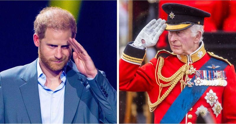 On the King's Terms Only: Charles III Has 'Left the Door Open' for Reunion During Prince Harry's U.K. Trip — But Only If Monarch Is Not 'Too Busy' Aga