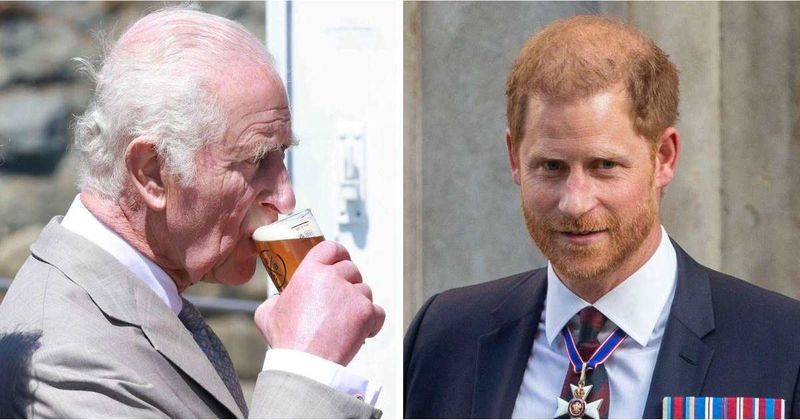 King Charles 'Needs a Drink': Monarch 'Fed Up' With Prince Harry as 'Whiny' Duke 'Nags Daddy' for Security Before U.K. Trip