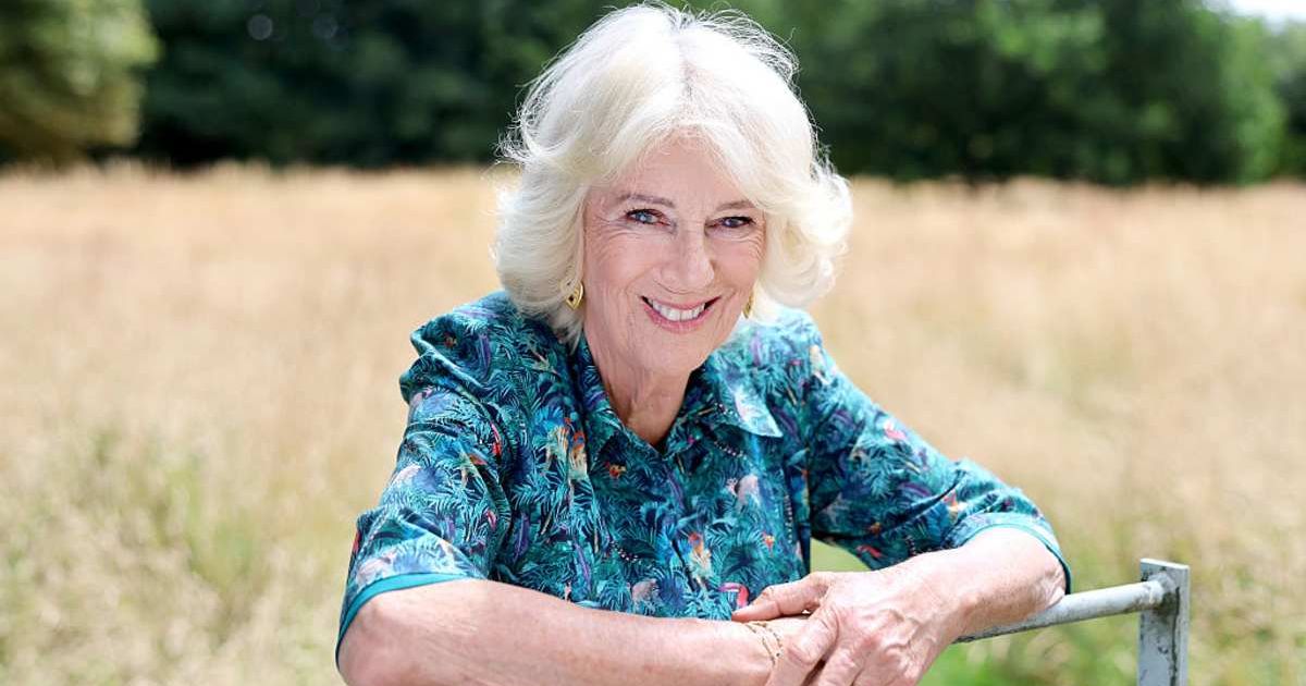 Queen Camilla in the garden of Raymill for her 78th birthday photoshoot. (Cover Image Source: Getty Images| Chris Jackson)