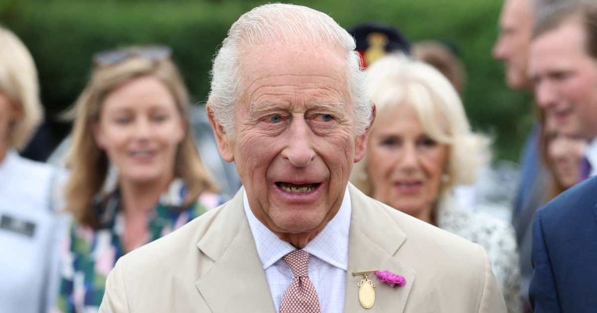 King Charles III arrives to visit The National Stud on July 22, 2025, in Newmarket, England.  (Cover Image Source: Getty Images | Chris Radburn)