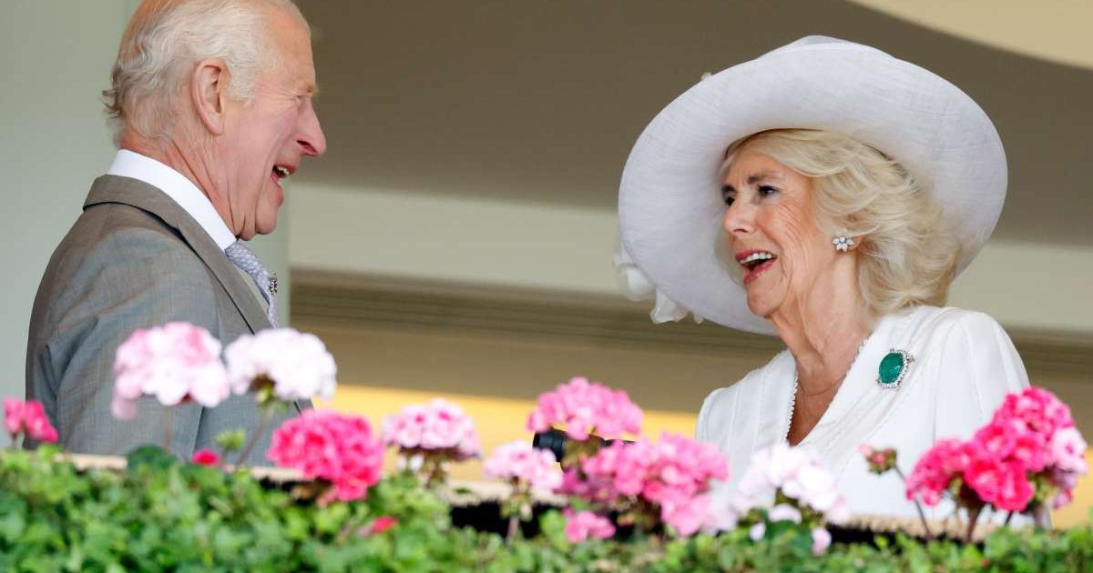 King Charles and Queen Camilla exchange a glance and share a light-hearted laugh. (Cover Image Source: Getty Images | Max Mumby/Indigo )