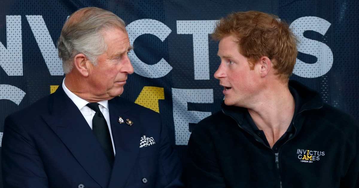 King Charles and Prince Harry watch the athletics during the Invictus Games at the Lee Valley Athletics Centre on September 11, 2014, in London, England. (Cover Image Source: Getty Images | Max Mumby)
