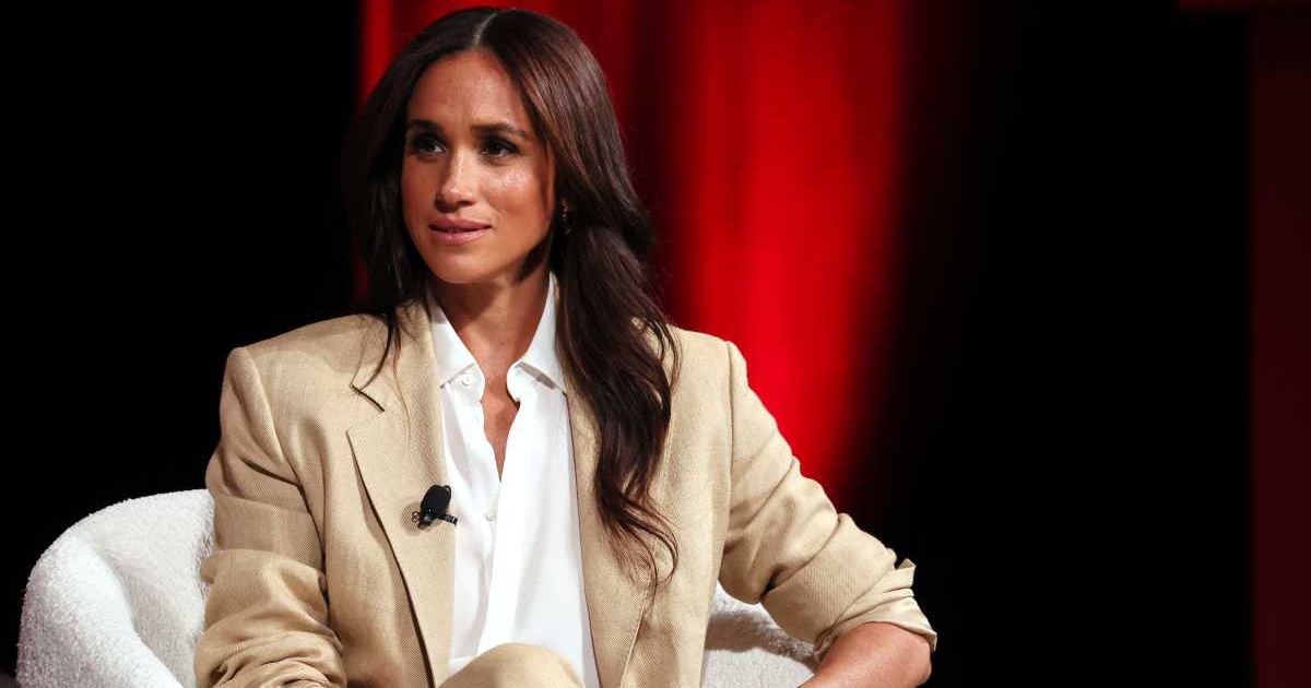 Meghan Markle speaks onstage during the 2025 TIME100 Summit. (Cover Image Source: Getty Images | Jemal Countess)