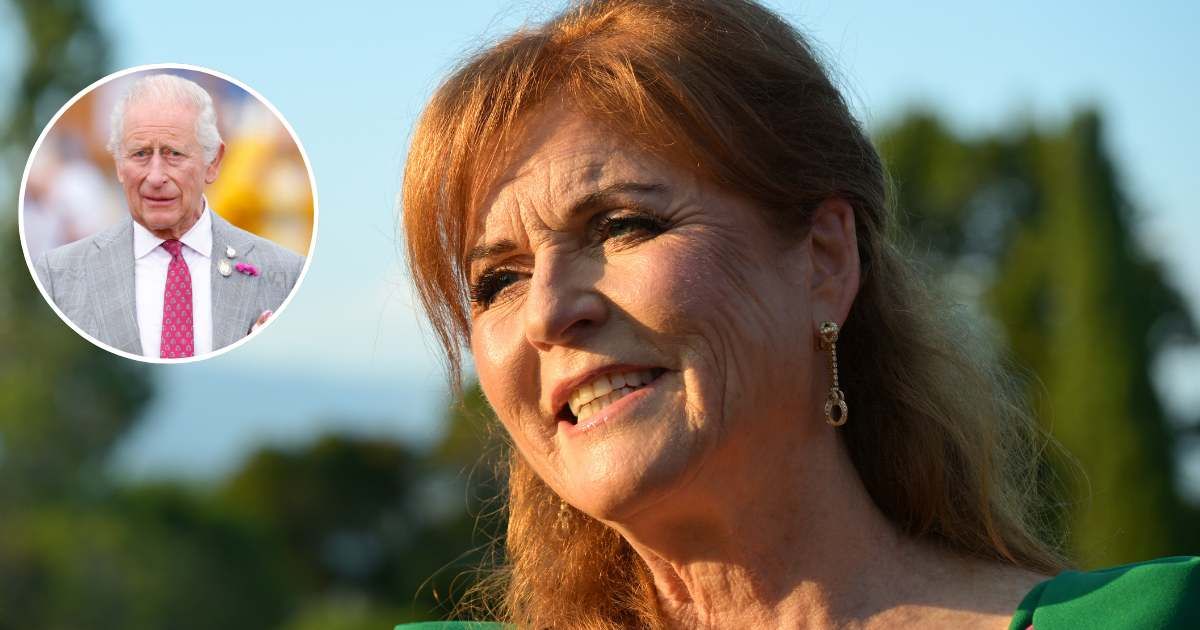 Sarah Ferguson, Duchess of York, attends the 3rd 'Knights of Charity' gala; (Inset) King Charles III visits the Sandringham Flower Show 2025. Cover Image Source: Getty Images | Stephane Cardinale-Corbis; (Inset) Max Mumby/Indigo