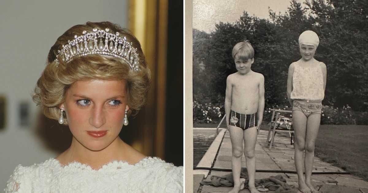(L) Princess Diana attends a dinner at the British Embassy in Washington, November 1985; (R) Diana and Charles Spencer from their younger days. Cover Image Source: Getty Images | (L) Princess Diana Archive; (R) Instagram | @charles.earl.spencer