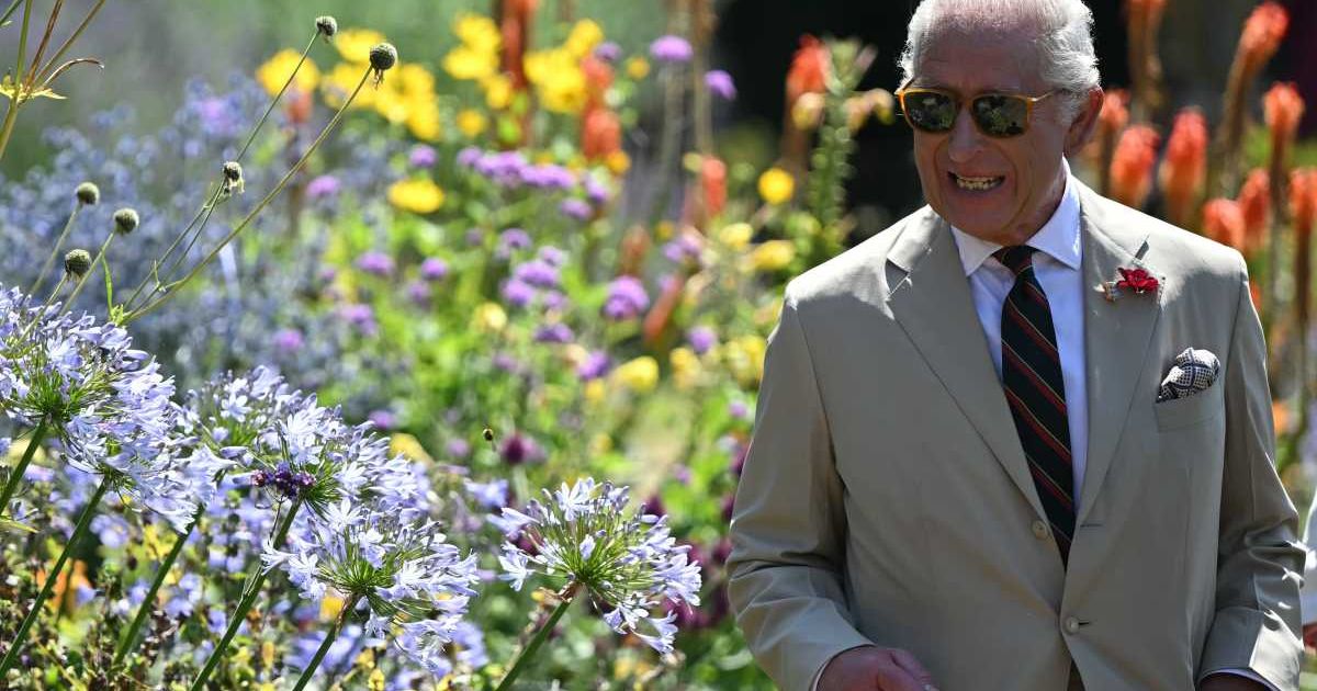 King Charles III smiles as he tours a community garden, the historic walled garden at Deal Castle, known as the Captain's Garden. (Cover Image Source: Getty Images | WPA Pool)