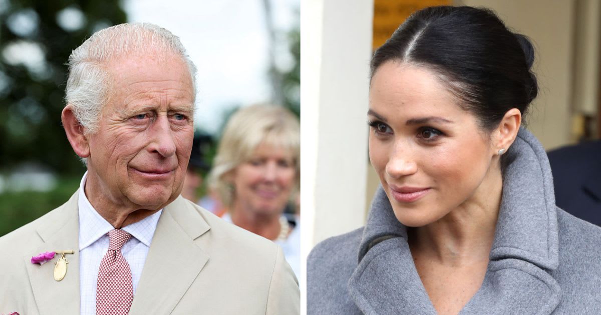 (L) King Charles during a visit to The National Stud; (R) Meghan Markle visits the Royal Variety Charity at Brinsworth House. Cover Image Source: Getty Images| (L) Chris Radburn - WPA Pool; (R) Chris Jackson