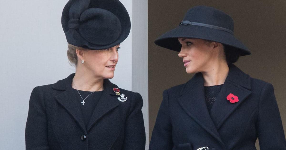 Duchess Sophie and Meghan Markle attend the annual Remembrance Sunday memorial at The Cenotaph. (Cover Image Source: Getty Images| Samir Hussein/WireImage)