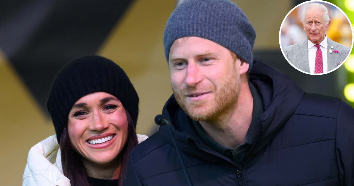 Prince Harry and Meghan Markle attend the Whistler Welcome Celebration of the 2025 Invictus Games; (Inset) King Charles III visits the Sandringham Flower Show 2025. Cover Image Source: Getty Images | Karwai Tang/WireImage; (Inset) Max Mumby/Indigo