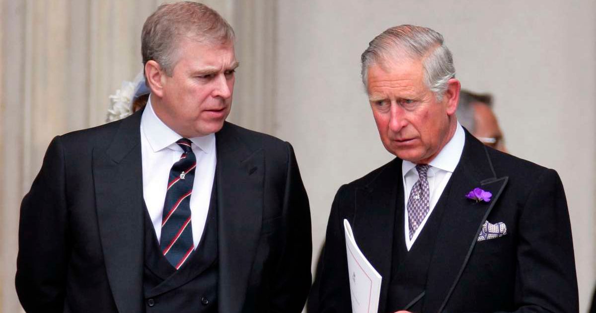 Prince Andrew, Duke of York and Prince Charles, Prince of Wales attend a Service of Thanksgiving to celebrate Queen Elizabeth II's Diamond Jubilee at St Paul's Cathedral. (Image Source: Getty Images | Max Mumby/Indigo)