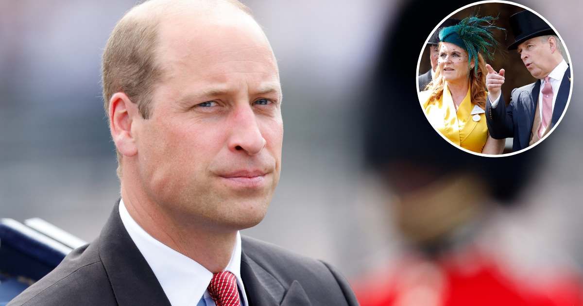 Prince William travels down The Mall, from Horse Guards Parade to Buckingham Palace; (Inset)Sarah Ferguson and Prince Andrew attend day four of Royal Ascot. Cover Image Source: Getty Images | (both) Max Mumby/Indigo
