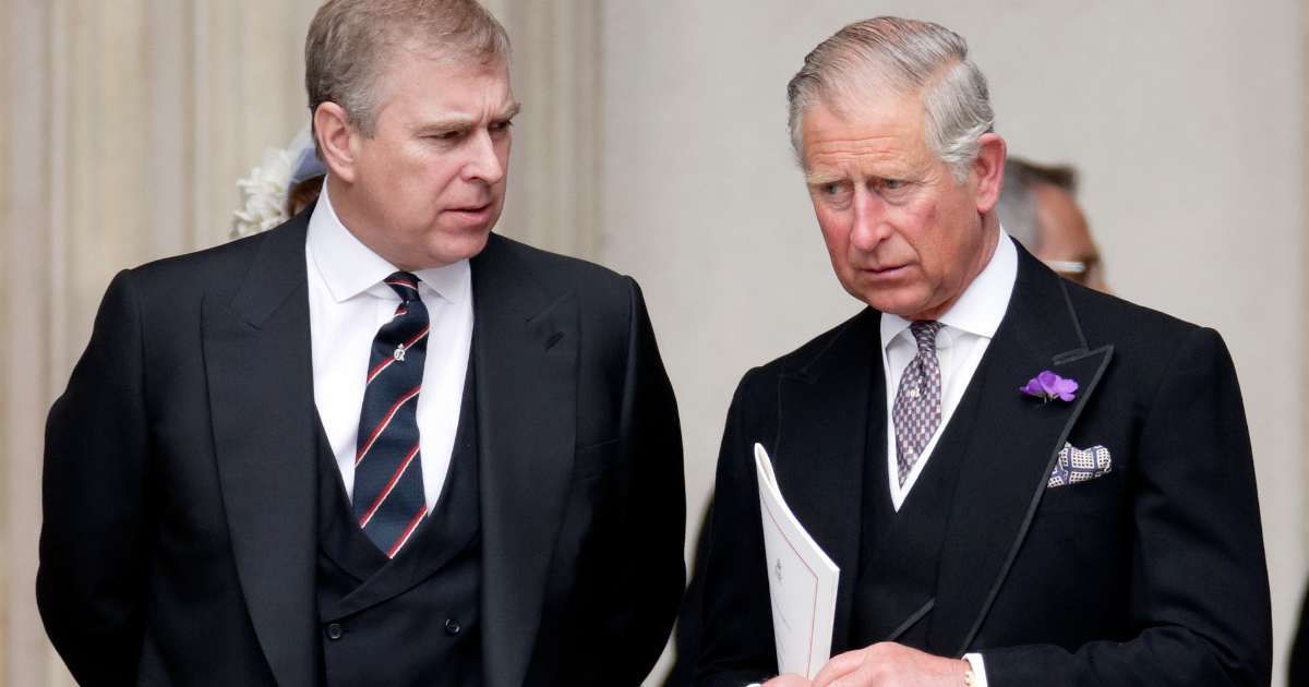 Prince Andrew, Duke of York and Prince Charles, Prince of Wales attend a Service of Thanksgiving to celebrate Queen Elizabeth II's Diamond Jubilee in 2012 in London, England. (Cover Image Source: Getty Images| Max Mumby/Indigo)