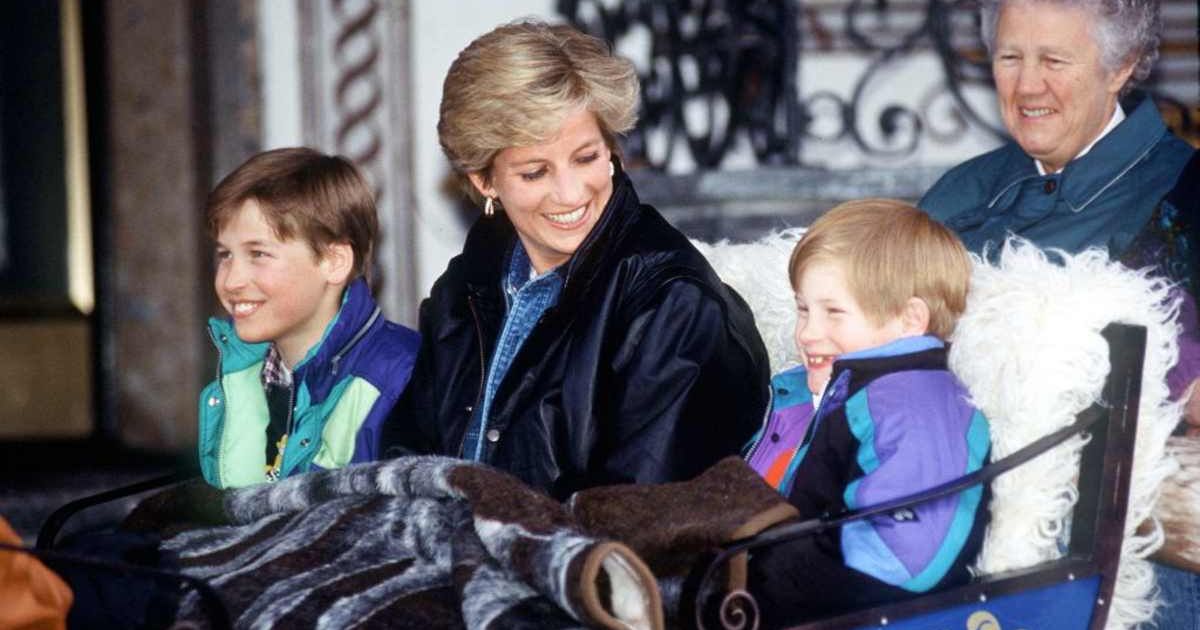 Princess Diana with Prince William and Prince Henry (Harry) In Lech, Austria. (Cover Image Source: Getty Images | Tim Graham Photo Library)