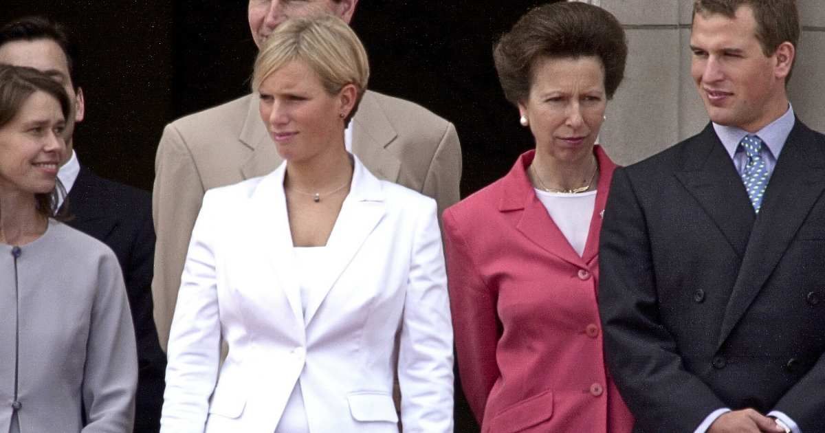 Princess Anne, Peter Phillips, and Zara Tindall on the Palace balcony for the 100th birthday of The Queen Mother. (Cover Image Source: Getty Images | Tim Graaham Photo Library)