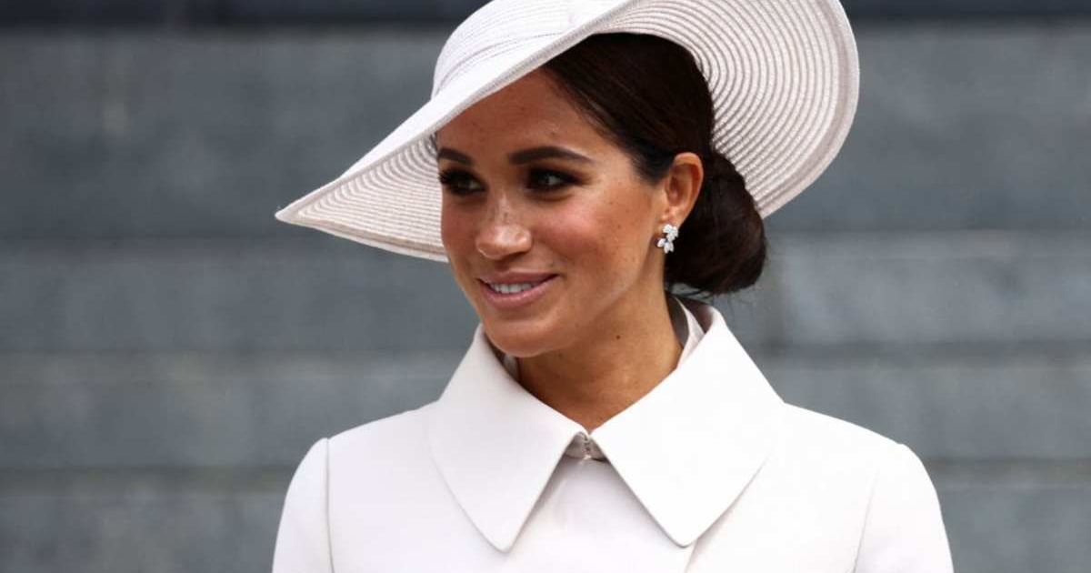 Meghan Markle departs after the National Service of Thanksgiving in 2022. (Cover Image Source: Getty Images| Daniel Leal - WPA Pool)