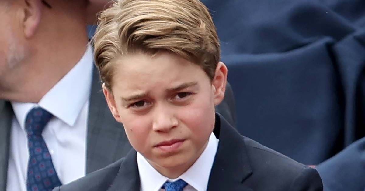 Prince George of Wales during the military procession to mark the 80th anniversary of VE Day on May 05, 2025 in London, England. . (Cover Image Source: Getty Images | Chris Jackson)