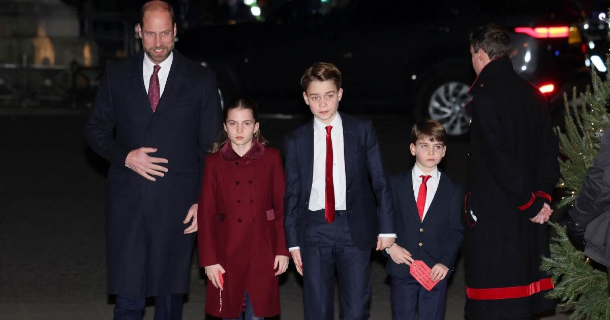 Prince William, Prince of Wales, Princess Charlotte, Prince George, and Prince Louis attend the 'Together At Christmas' Carol Service on December 06, 2024, in London. (Cover Image Source: Getty Images | Isabel Infantes - WPA Pool)